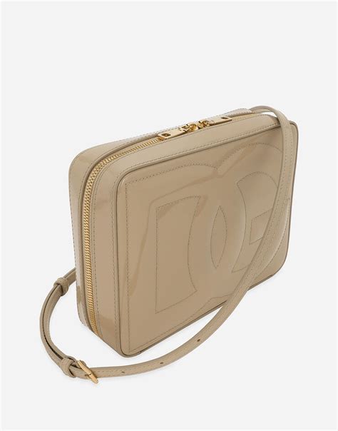 Medium DG Logo camera bag in Beige for Women